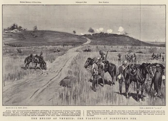 Die Befreiung von Vryheid, die Kämpfe am Scheeper